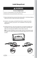 Предварительный просмотр 21 страницы Cosmo COS-30IRHP Installation Instructions And Use & Care Manual