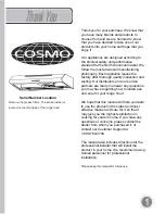 Предварительный просмотр 2 страницы Cosmo COS-5MU30 Manual