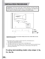 Preview for 12 page of Cosmo COS-5U SERIES Install, Use, & Care Manual