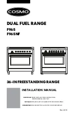 Предварительный просмотр 1 страницы Cosmo COS-F965 Installation Manual