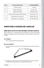 Предварительный просмотр 17 страницы Cosmo COS-FDR223GWSS Owner'S Manual