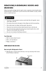 Предварительный просмотр 19 страницы Cosmo COS-FDR223GWSS Owner'S Manual