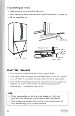 Предварительный просмотр 34 страницы Cosmo COS-FDR223GWSS Owner'S Manual