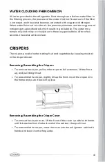 Предварительный просмотр 43 страницы Cosmo COS-FDR223GWSS Owner'S Manual