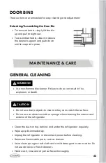 Предварительный просмотр 45 страницы Cosmo COS-FDR223GWSS Owner'S Manual