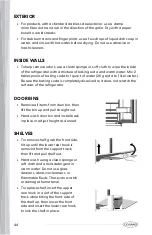 Предварительный просмотр 46 страницы Cosmo COS-FDR223GWSS Owner'S Manual