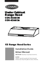 Cosmo COS-KS6U30 Installation Manual & User Manual предпросмотр