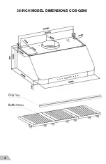 Предварительный просмотр 6 страницы Cosmo COS-QS90 Install, Use, & Care Manual