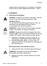 Preview for 13 page of Cosmo Cosmo CPZ Installation And Operating Instructions Manual