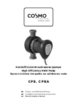 Предварительный просмотр 1 страницы Cosmo CPB Installation And Operating Instructions Manual