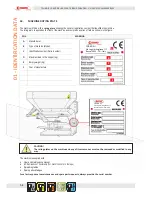 Предварительный просмотр 12 страницы Cosmo CX 1500 User And Maintenance Manual