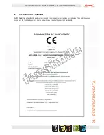 Предварительный просмотр 13 страницы Cosmo CX 1500 User And Maintenance Manual