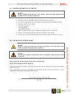 Предварительный просмотр 97 страницы Cosmo CX 1500 User And Maintenance Manual