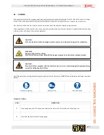 Предварительный просмотр 149 страницы Cosmo CX 1500 User And Maintenance Manual