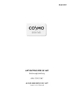 Cosmo DC16ET Instruction Manual preview