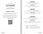 Предварительный просмотр 7 страницы Cosmo ECC Series User Manual