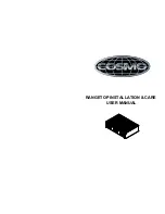 Предварительный просмотр 1 страницы Cosmo S9 6 Installation And Care Instructions