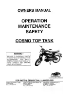 Cosmo Top Tank Owner'S Manual предпросмотр