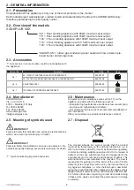 Предварительный просмотр 7 страницы COSMOGAS AGUAPLUS 100 Installation, Use And Maintenance Manual