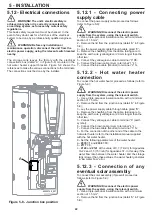 Предварительный просмотр 22 страницы COSMOGAS AGUAstore 1000 Instructions For Installation, Use And Maintenance Manual