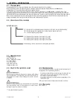 Предварительный просмотр 5 страницы COSMOGAS MYDENS Installation, Use And Maintenance Manual