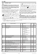 Preview for 61 page of COSMOGAS POOLDENS 100T Installation, Use And Maintenance Manual