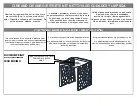 Предварительный просмотр 3 страницы Cosmopolitan 0-65857-18730-4 Assembly Instructions Manual