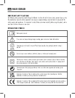 Предварительный просмотр 2 страницы Cosmopolitan 5060500952891 Instruction Manual