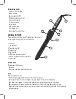 Предварительный просмотр 4 страницы Cosmopolitan 5060500952891 Instruction Manual