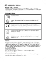 Preview for 2 page of Cosmopolitan 8720039719231 Instruction Manual