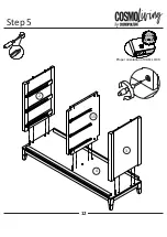 Preview for 12 page of Cosmopolitan COSMOLiving 3640013COMCLUK Assembly Instructions Manual