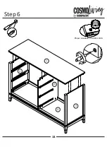 Preview for 13 page of Cosmopolitan COSMOLiving 3640013COMCLUK Assembly Instructions Manual