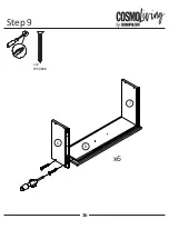 Предварительный просмотр 16 страницы Cosmopolitan COSMOLiving 3640013COMCLUK Assembly Instructions Manual