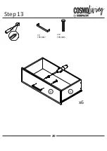 Предварительный просмотр 20 страницы Cosmopolitan COSMOLiving 3640013COMCLUK Assembly Instructions Manual