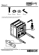 Предварительный просмотр 6 страницы Cosmopolitan COSMOLiving 5228013COM Manual