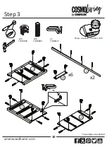 Preview for 10 page of Cosmopolitan COSMOLiving Westerleigh 3642013COM Instruction Booklet