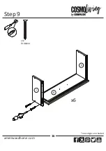 Preview for 16 page of Cosmopolitan COSMOLiving Westerleigh 3642013COM Instruction Booklet