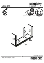 Предварительный просмотр 17 страницы Cosmopolitan COSMOLiving Westerleigh 3642013COM Instruction Booklet