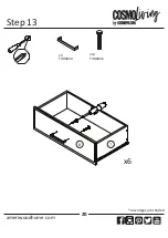 Предварительный просмотр 20 страницы Cosmopolitan COSMOLiving Westerleigh 3642013COM Instruction Booklet