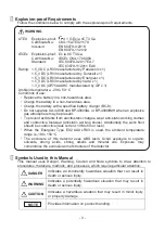 Preview for 6 page of Cosmos XA-4200IICH Instruction Manual