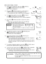 Preview for 24 page of Cosmos XA-4200IICH Instruction Manual