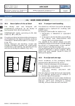 Preview for 61 page of Costan ARCADE User Instructions