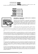 Preview for 10 page of Costan BELLAVISTA H2000 User Instructions