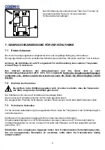 Preview for 54 page of Costan BELLINI 90 User Instructions