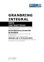 Costan GRANBERING INTEGRAL 2P User Instructions preview