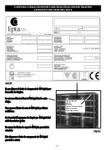 Предварительный просмотр 13 страницы Costan GRANVISTA NEXT User Instructions