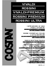 Costan ROSSINI User Instructions preview