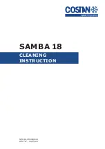 Предварительный просмотр 1 страницы Costan SAMBA 18 Cleaning Instruction