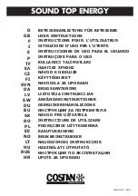 Costan SOUND TOP ENERGY User Instructions предпросмотр