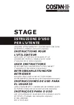 Costan STAGE EULLS Series User Instructions preview